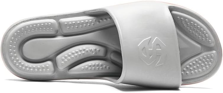 

NIDDISLIP Мужские шлепанцы для душа и бассейна, быстро сохнут, противоскользящие, мягкие тапочки из EVA, тапки для спальни, бассейна, колледжа, общежития, спортзала, пляжа, серый