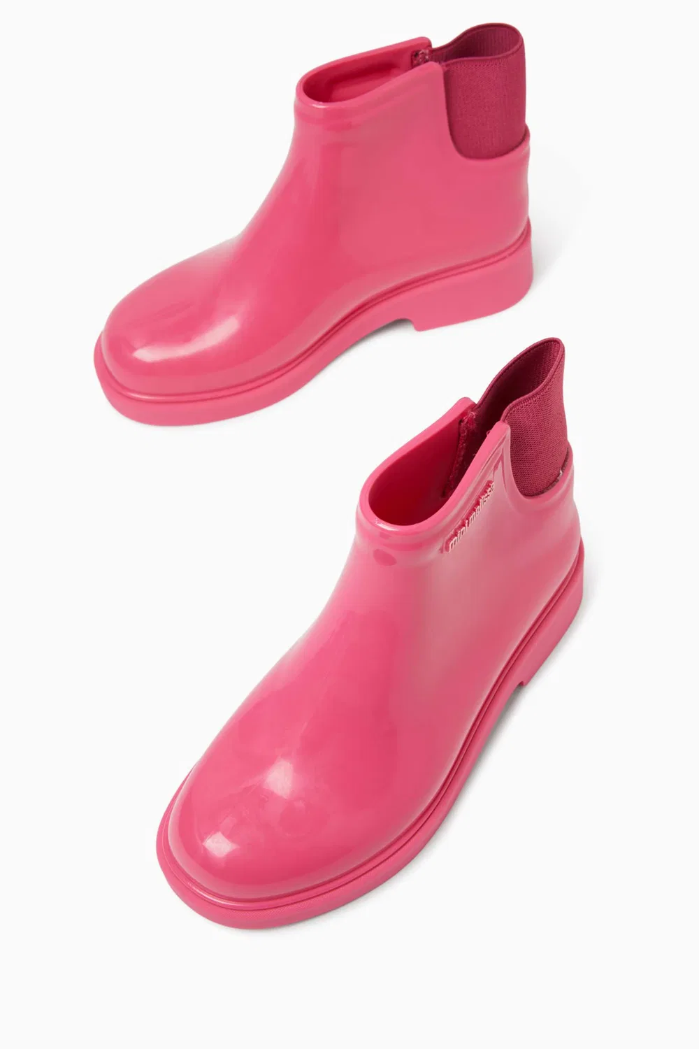 Ботинки на молнии Chelsea II Boots Mini Melissa, розовый — фото 2