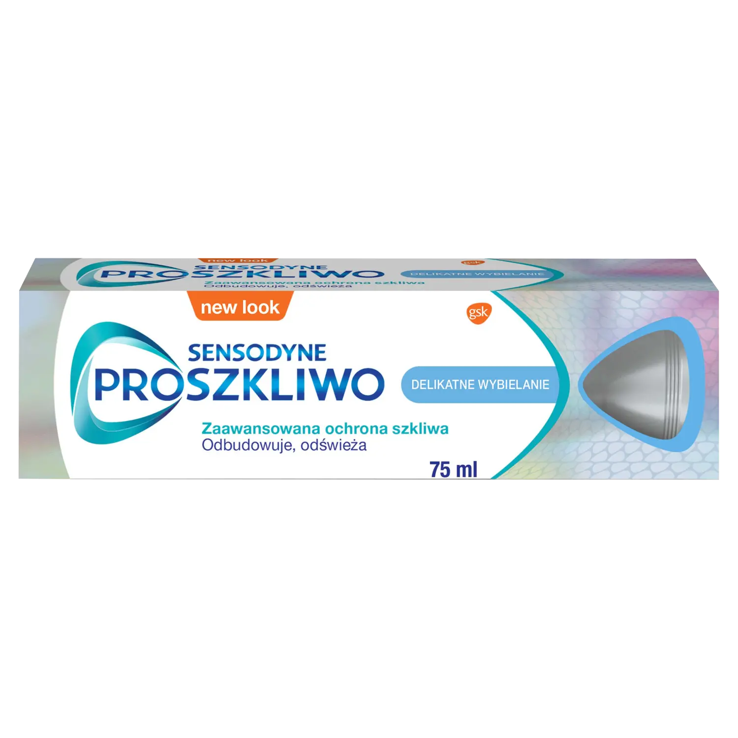 Sensodyne Proszkliwo Delikatne Wybielanie зубная паста освежающая, отбеливающая, противокариесная, для курильщиков и от обесцвечивания, 75 мл — фото 3