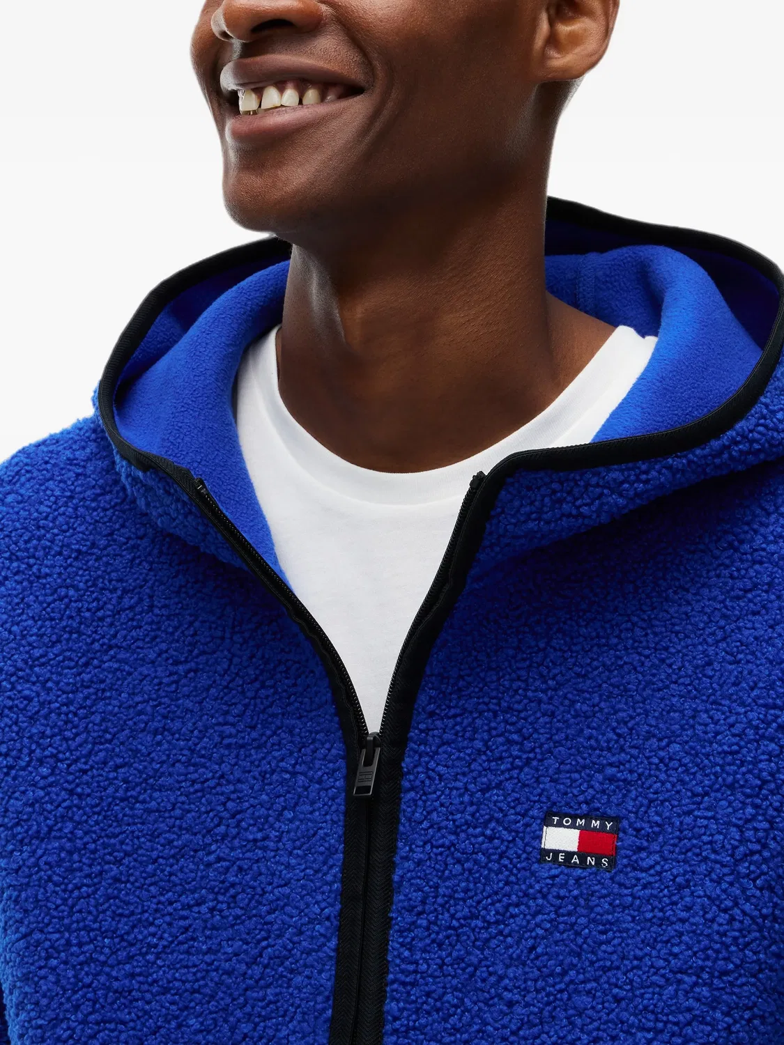 Куртка из флиса борж синего цвета Tommy Hilfiger, синий — фото 3