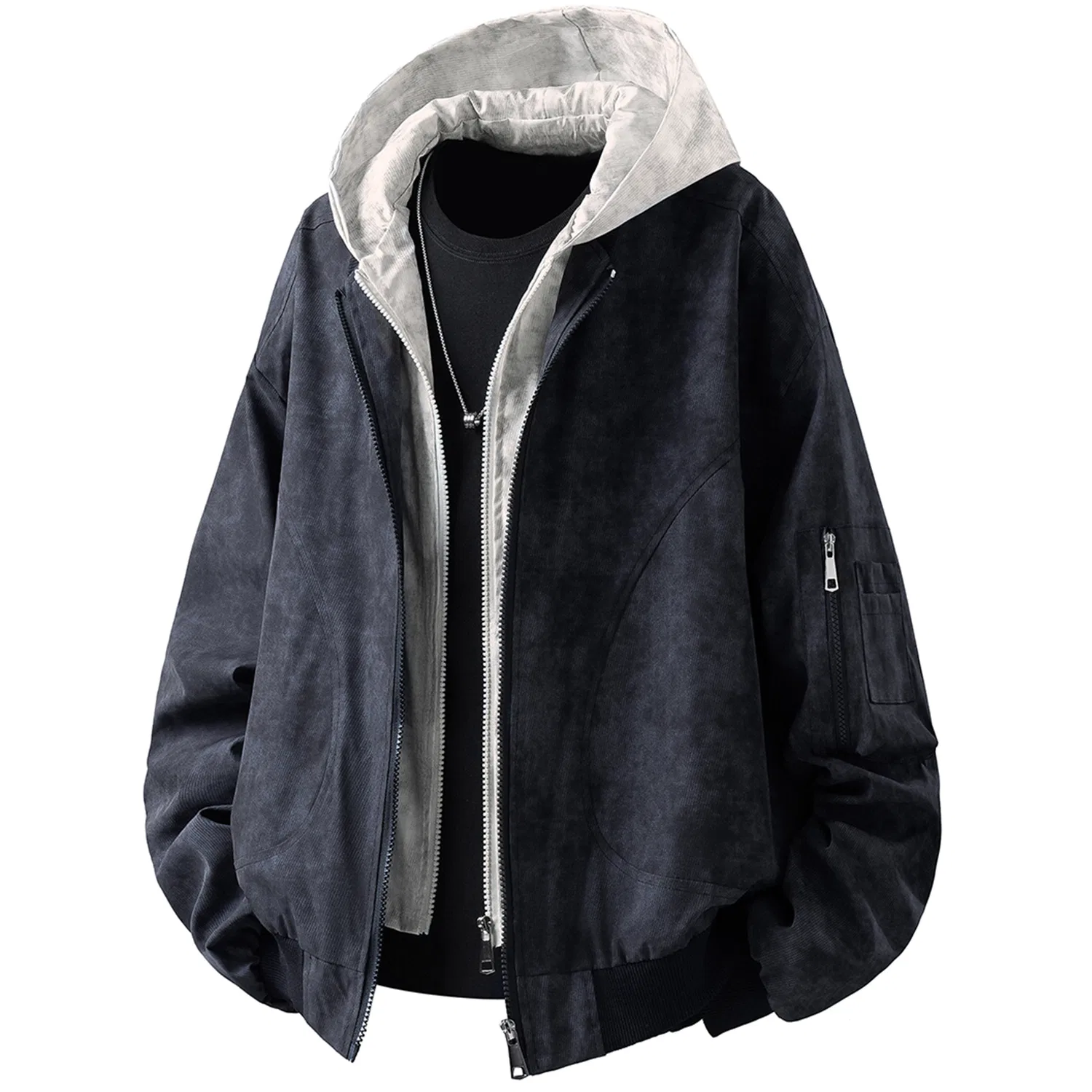 Детская куртка с лацканами X1617, Black Jacket