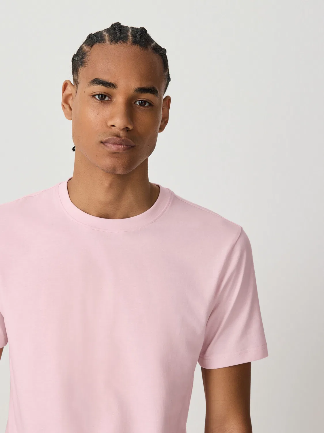 Футболка Slim Fit Essential Next, светло-розовый — фото 4