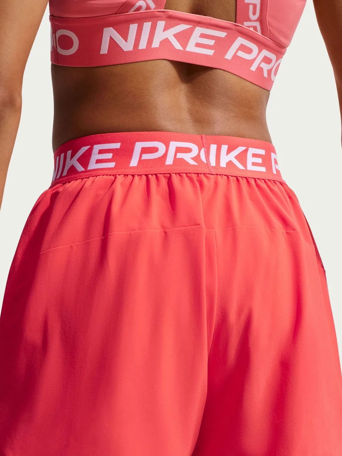 Шорты 2-в-1 Nike Pro, красный — фото 4