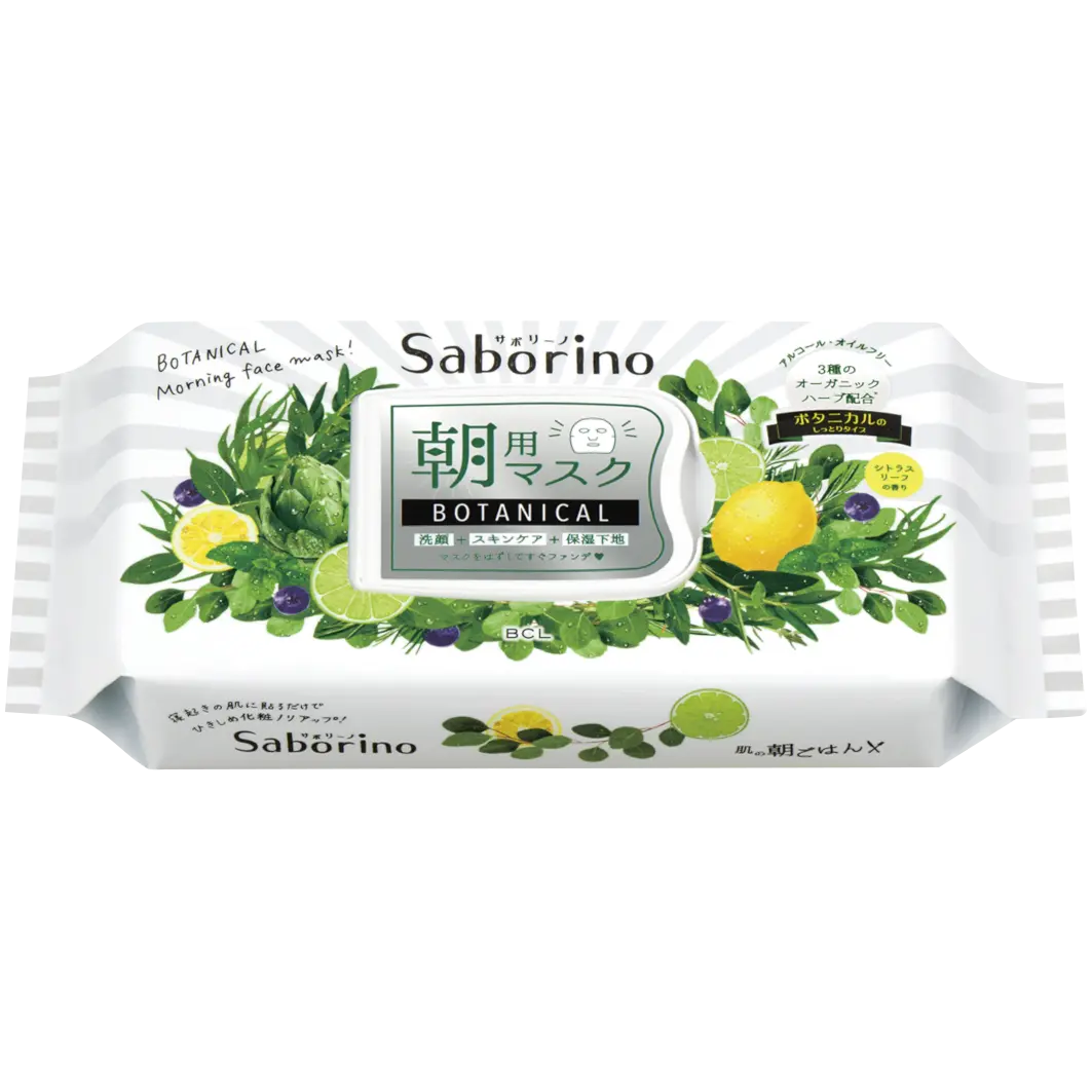 

BCL Saborino разглаживающая утренняя маска для лица, 28 шт/уп.