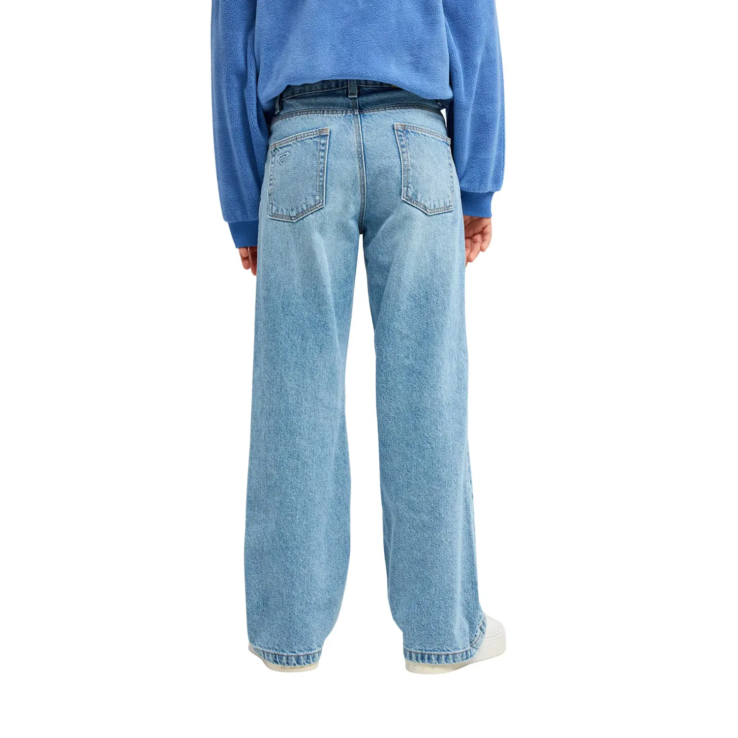 Детские джинсы свободного кроя Dawn Patrol Mid Roxy, Azul — фото 2