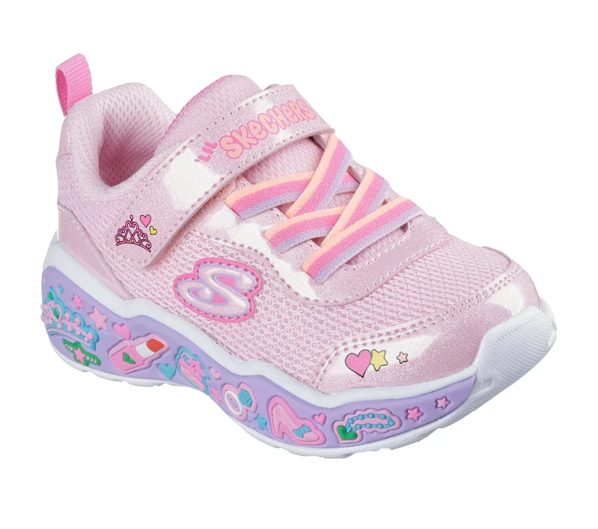 Детские кроссовки Play Scene - Fun Squad Skechers, светло-розовый — фото 4