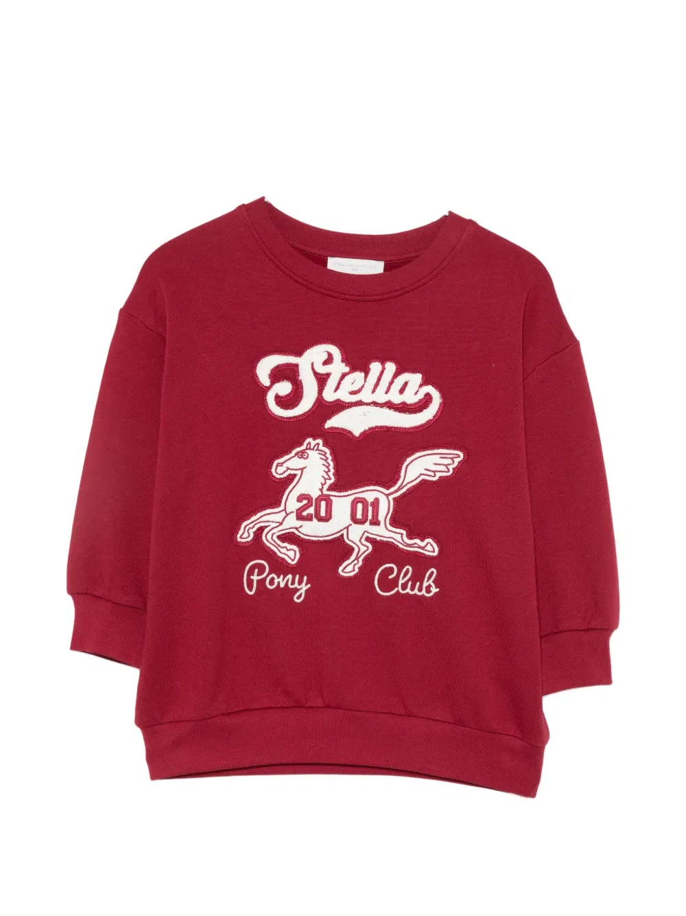 Свитер Stella McCartney Kids, бордовый