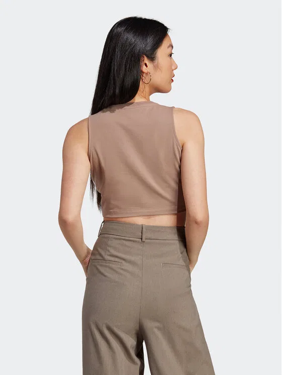 Топ Tank Top Adidas, коричневый — фото 3
