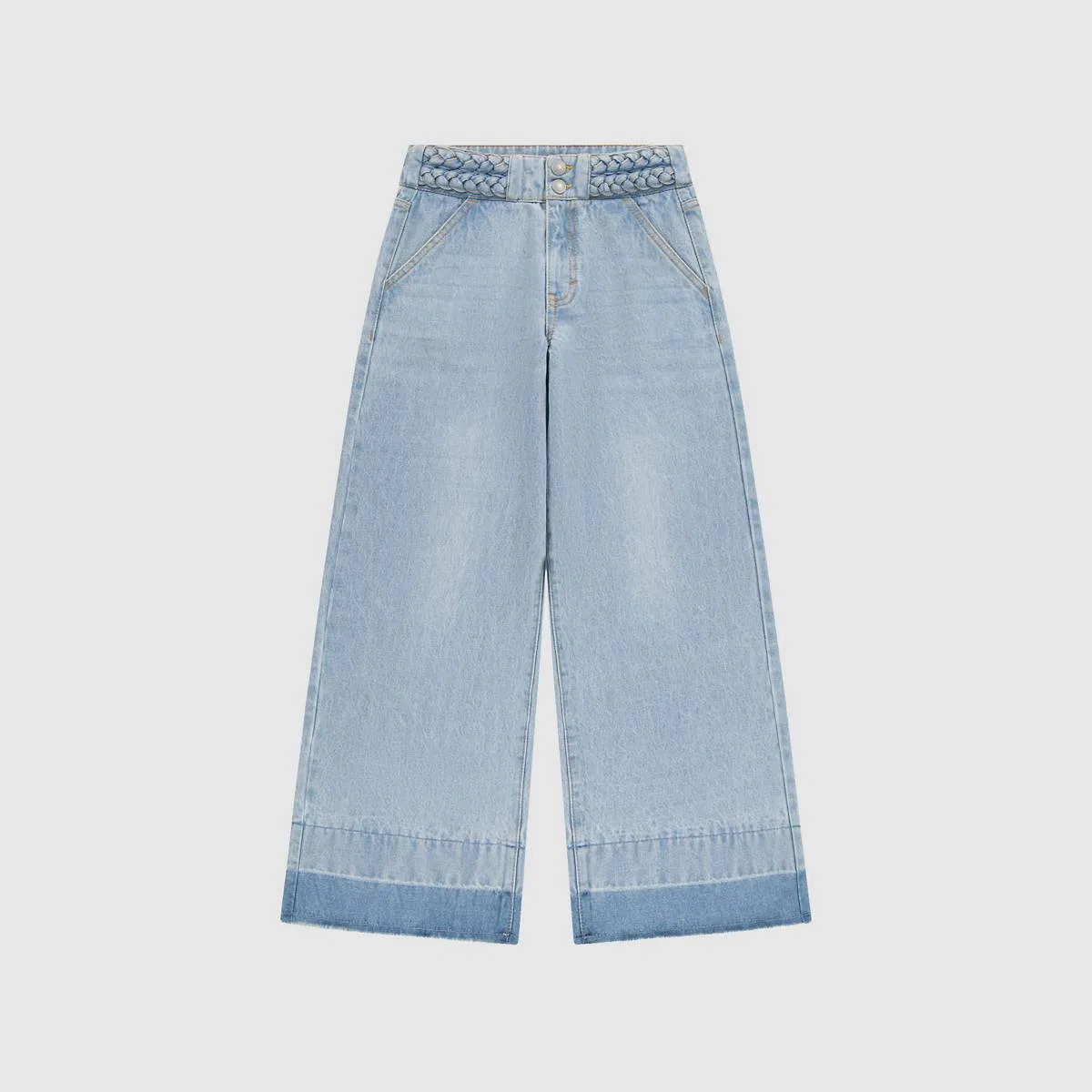 Свободные джинсы с высокой посадкой для девочек 7-16 лет Levi's, Hang Up - Light Wash