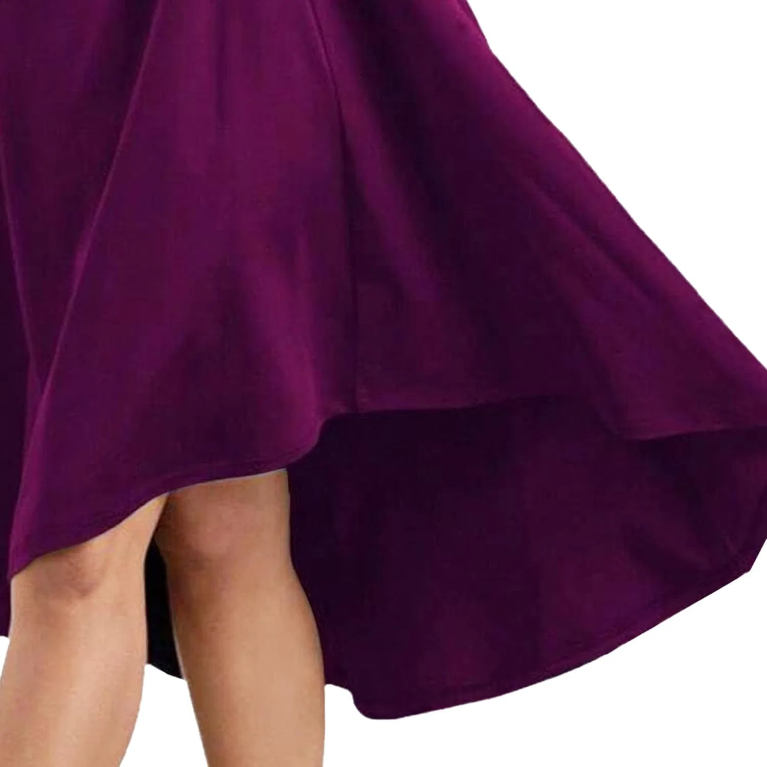 Женское коктейльное платье с запахом и драпировкой Generic, Purple — фото 4