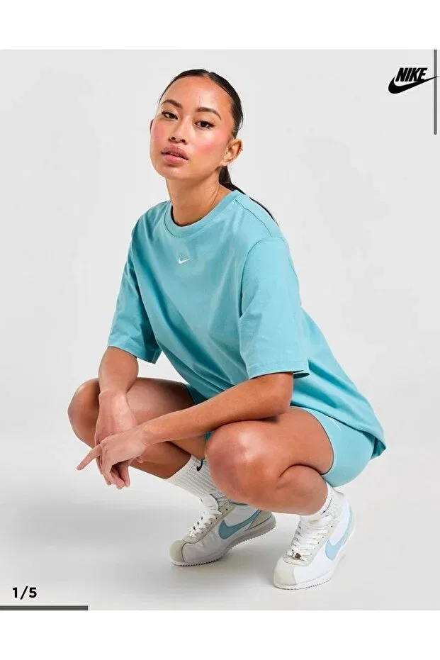 Женская футболка свободного кроя Nike, Blue — фото 2