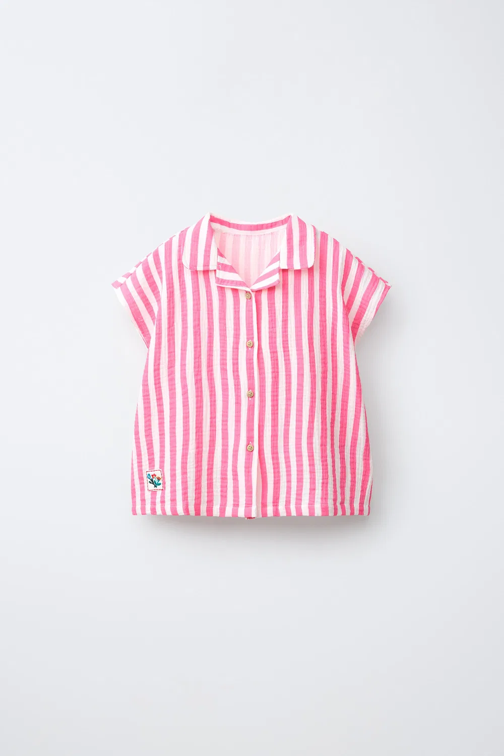 Пижама в полоску с текстурой, 2-6 лет ZARA, Pink — фото 2