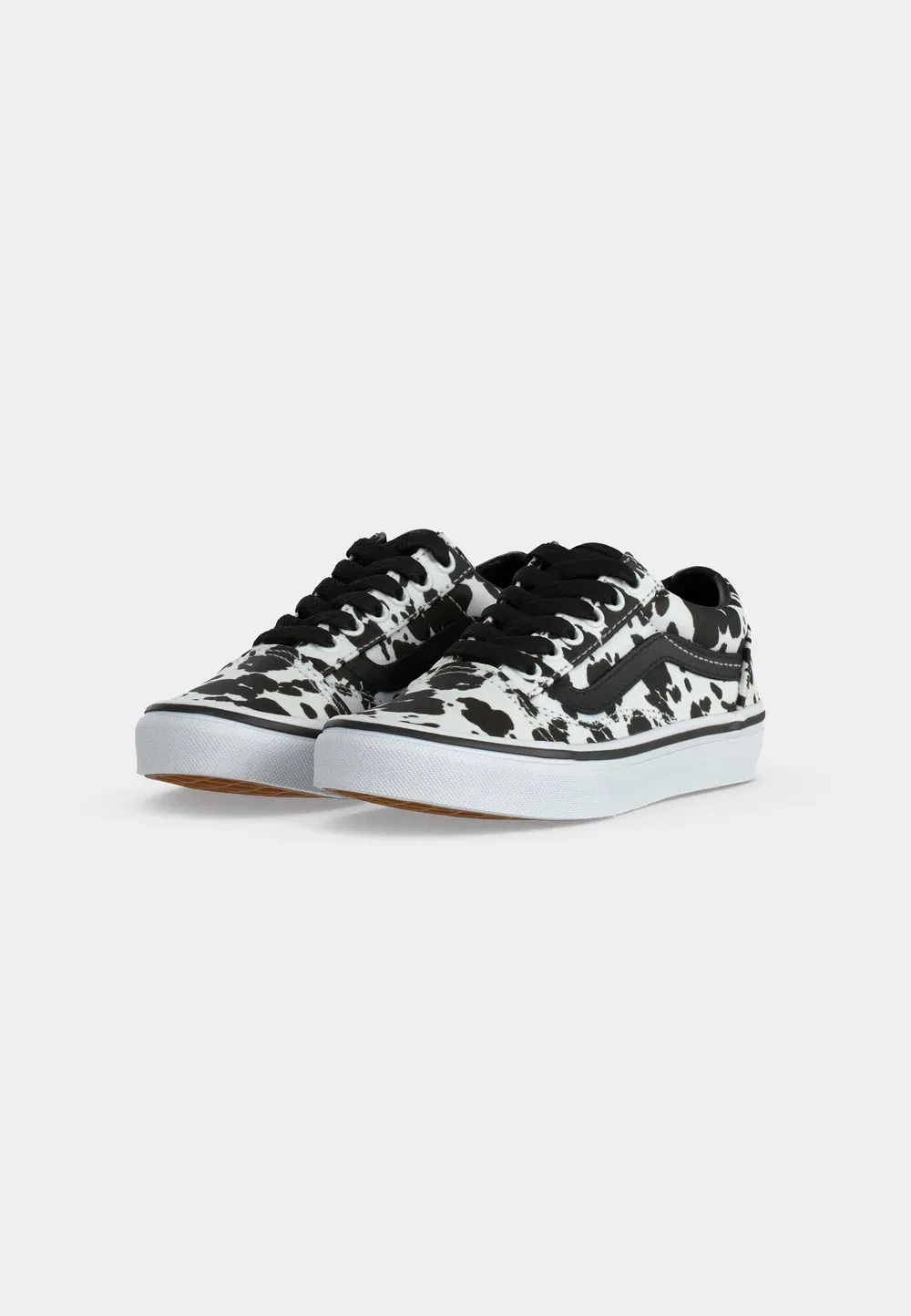 Олдскульные унисекс скейтбордистские кроссовки Vans, Black/White — фото 3