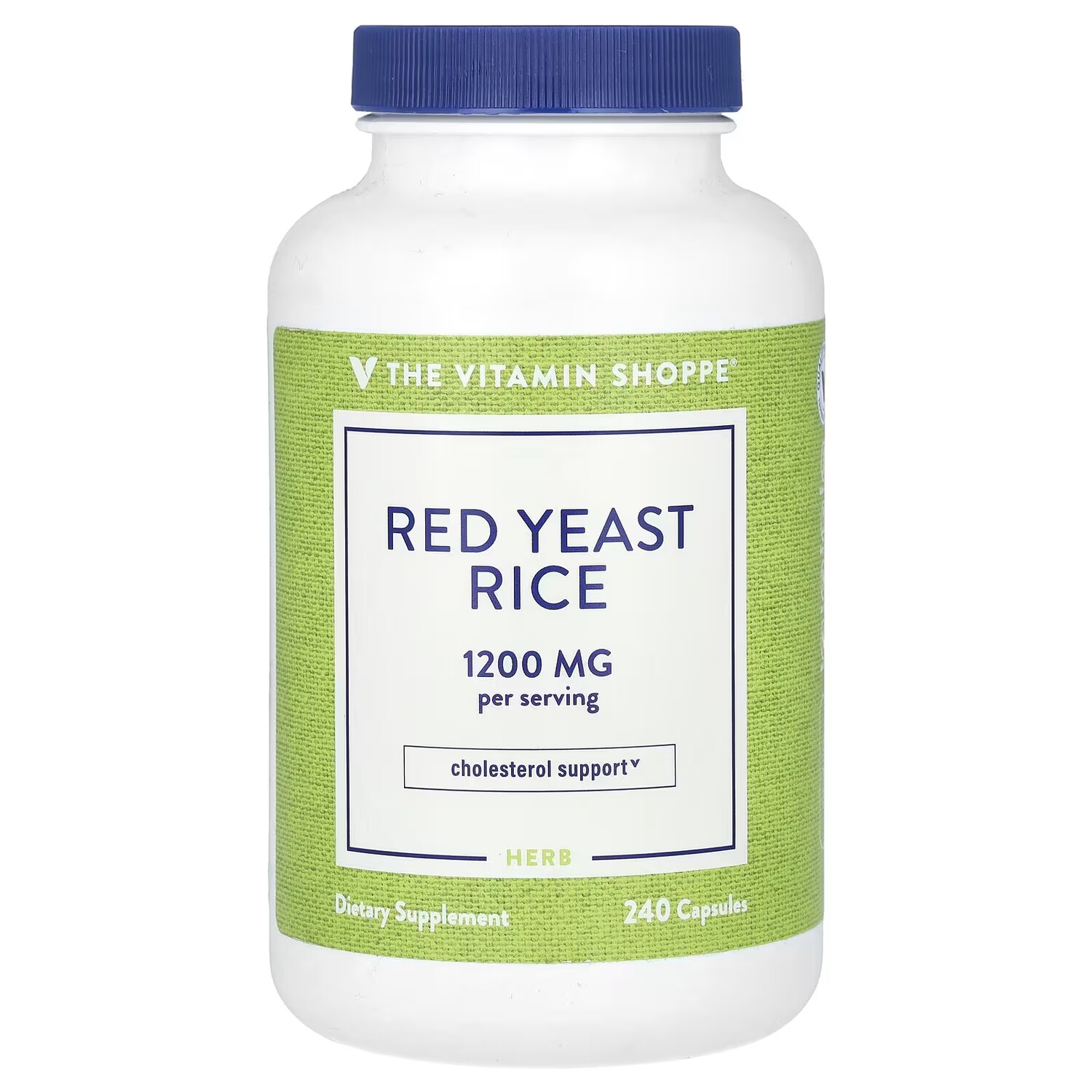 

Добавка The Vitamin Shoppe Red Yeast Rice, 240 капсул
