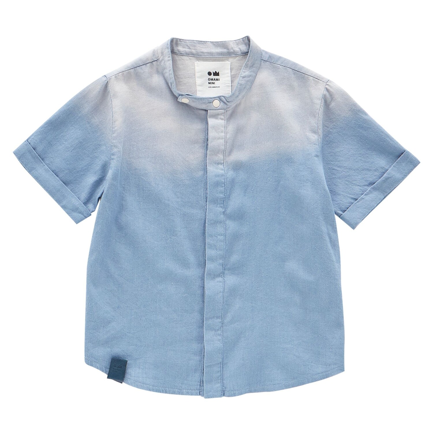 

Джинсовая рубашка на пуговицах Omamimini, цвет Light Blue
