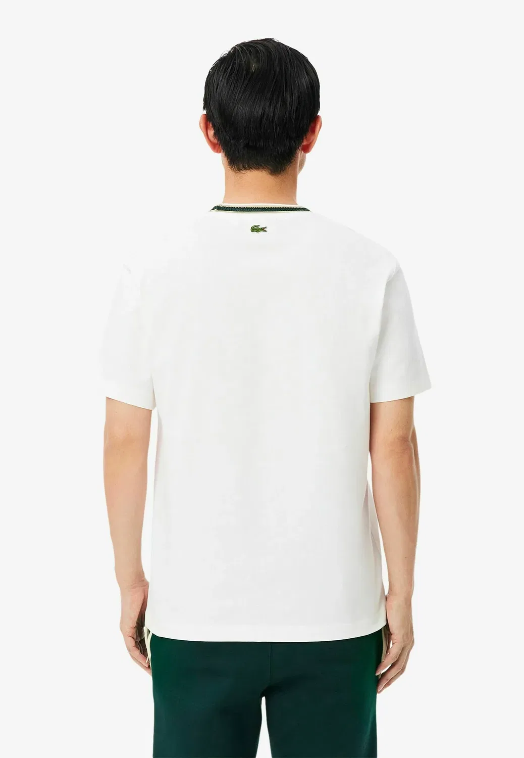 Футболка с принтом Lacoste, Blanc-V — фото 3