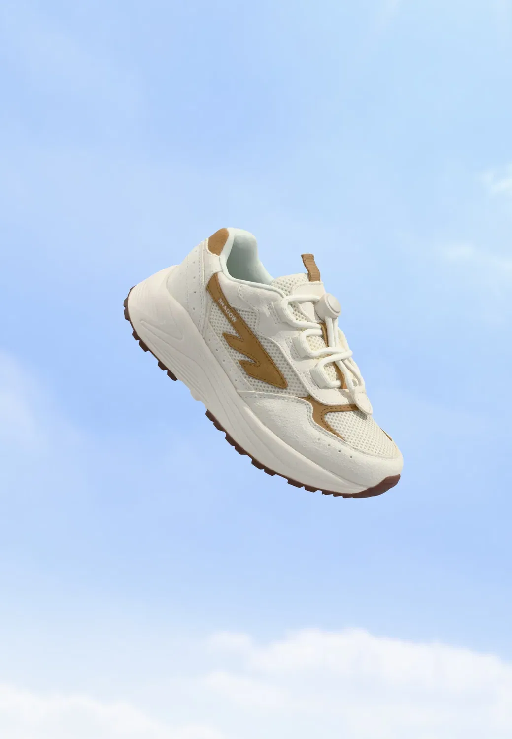 Детские кроссовки унисекс с теневым шнурком Hi-Tec Hts74, Gardenia/Iced Coffee