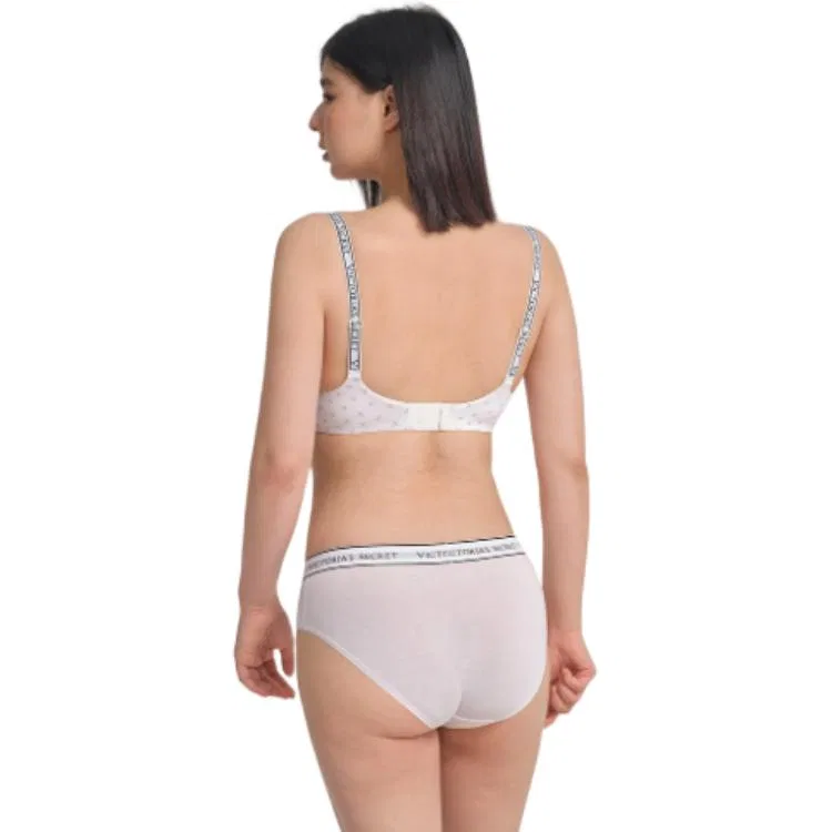 Женские трусы с хлопковым составом Victoria's Secret, 1 Pack (Ecru) — фото 3