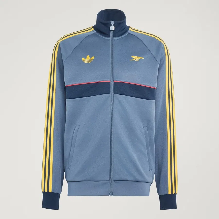 Свитшот мужской с капюшоном и молнией Arsenal FC OG adidas, Синий — фото 4