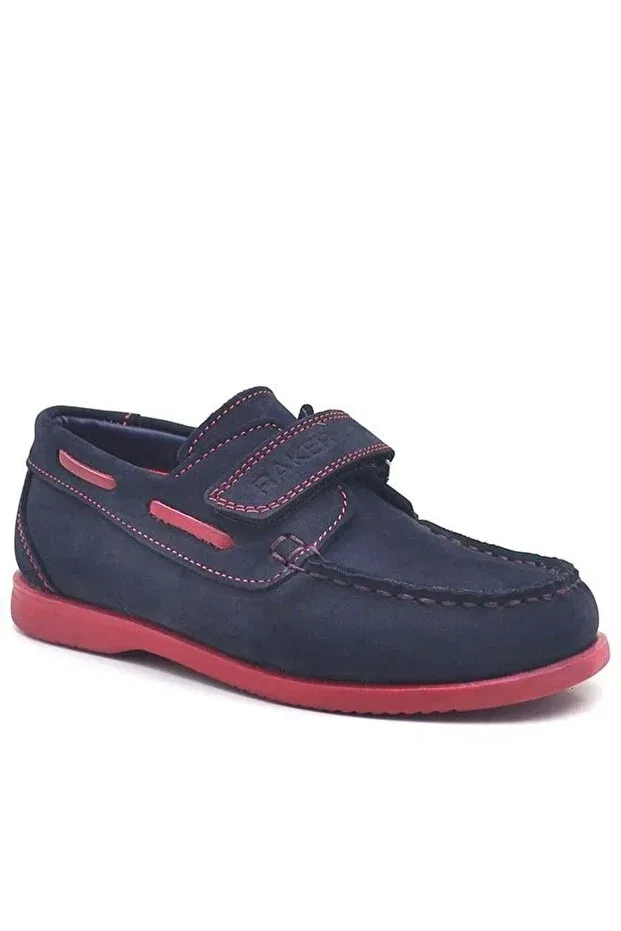 Детские кеды для мальчиков на шнуровке Rakerplus, Navy Blue — фото 3