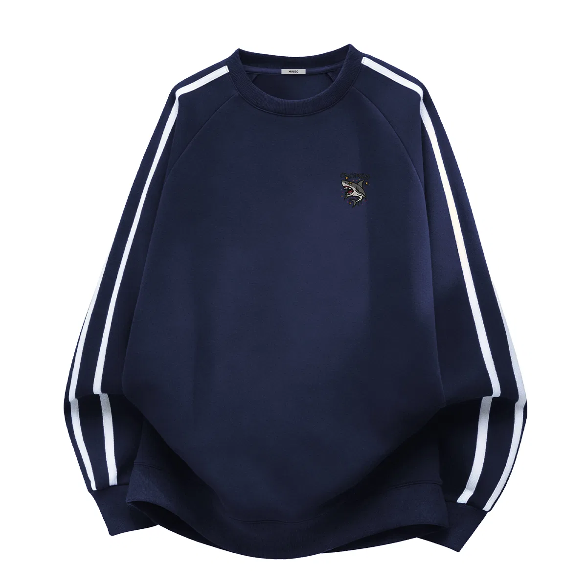 Детское свитшот с принтом MINISO, Navy Blue