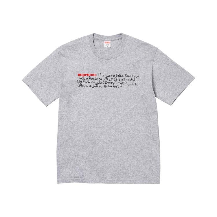 

Футболка Supreme Joke Tee, Heather Grey