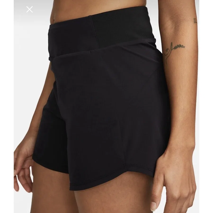 Шорты спортивные с принтом Nike Bliss Dri-Fit, Черный