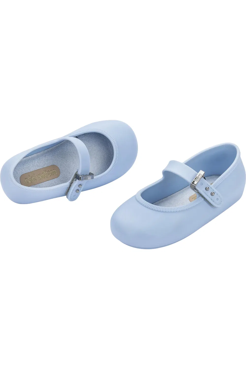 Балетки детские водонепроницаемые Soft Ballerina Mini Melissa, светло-голубой — фото 4