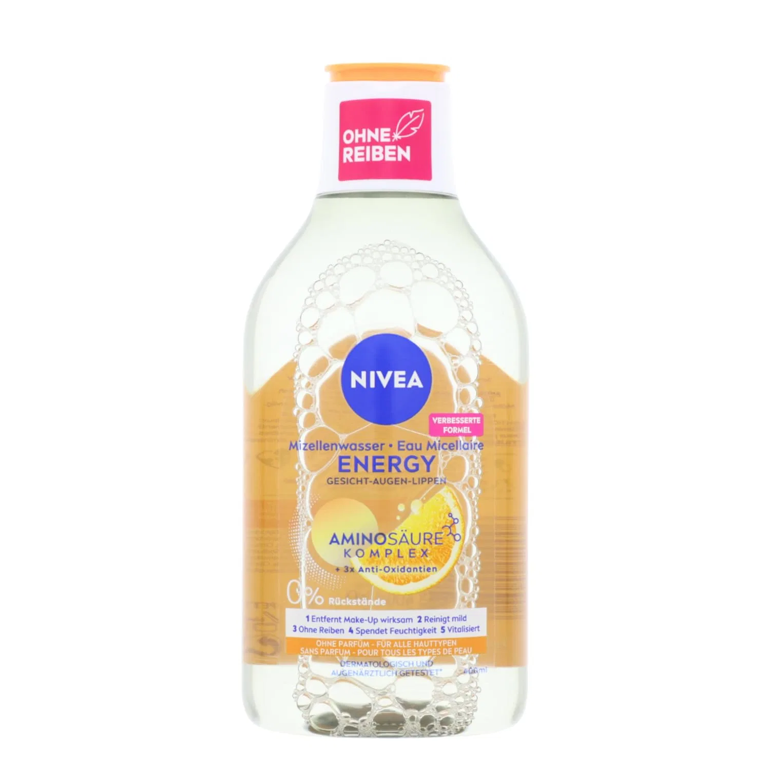 Мицеллярная вода NIVEA Energy, 2 x 400 мл, Yellow — фото 2