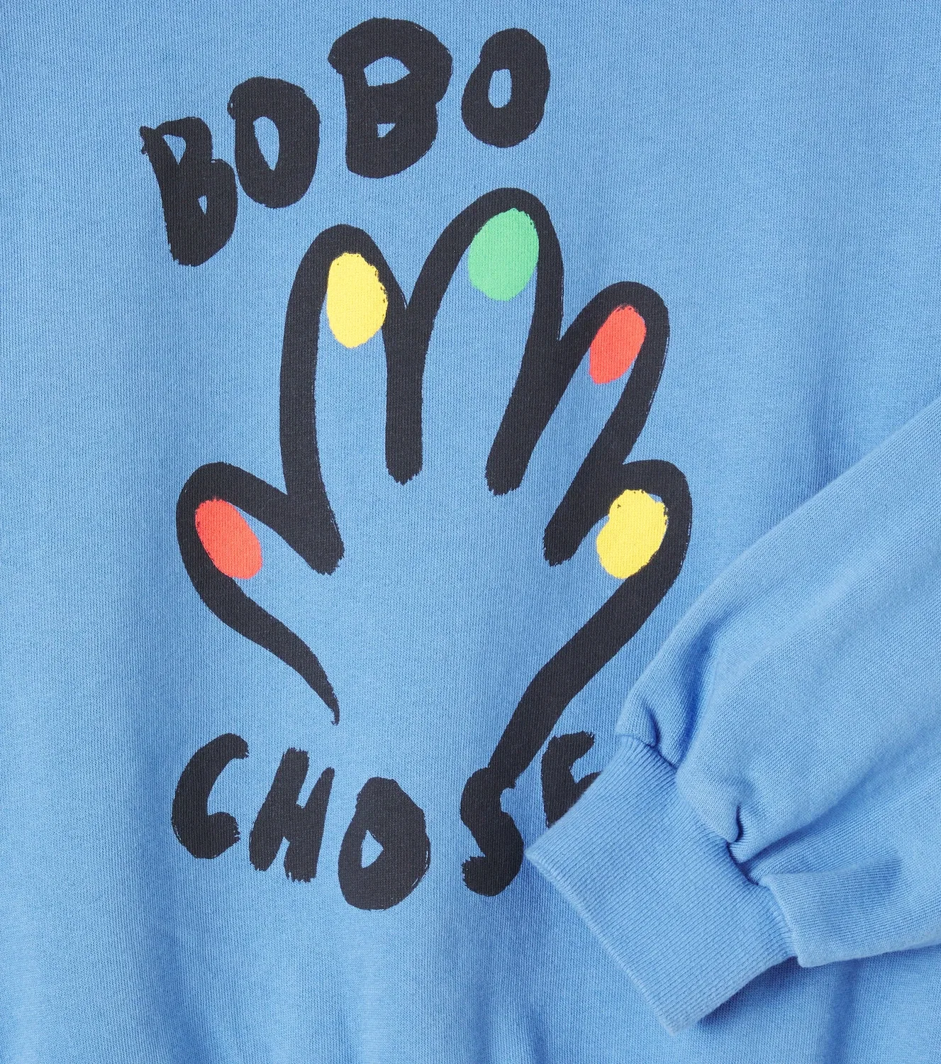 Свитшот хлопковый Bobo Choses, синий — фото 3