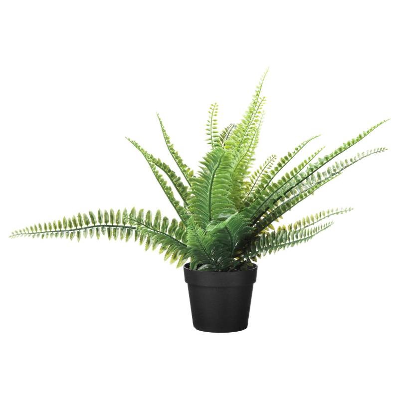 Искусственное растение папоротник IKEA FEJKA Artificial Plant Fern, зеленый - фото