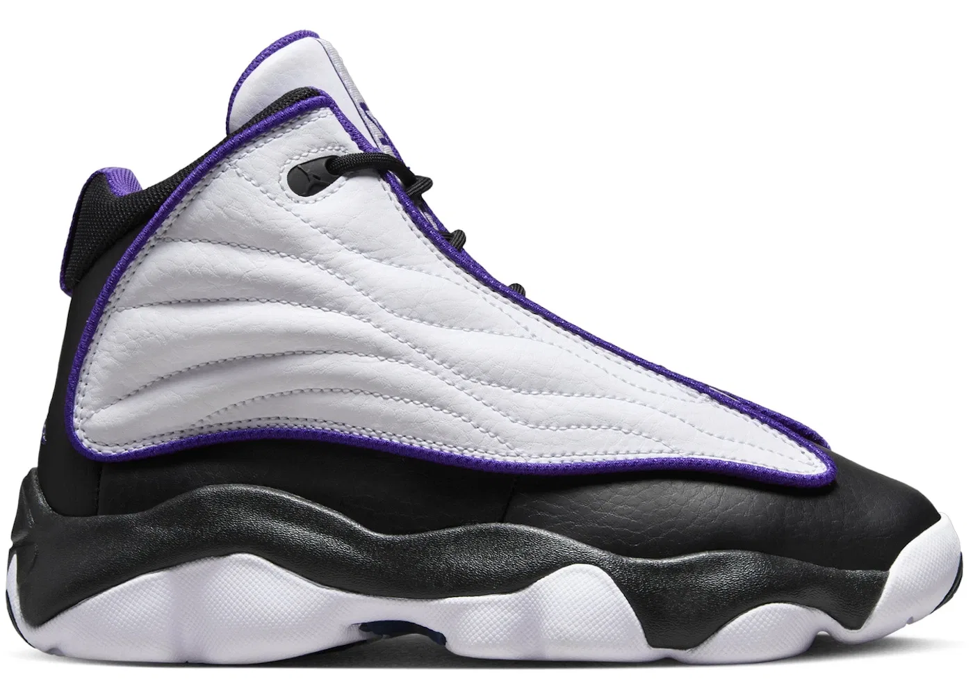 Детские кроссовки Lifestyle с принтом Jordan Pro Strong Jordan, White/Black/Electro Purple