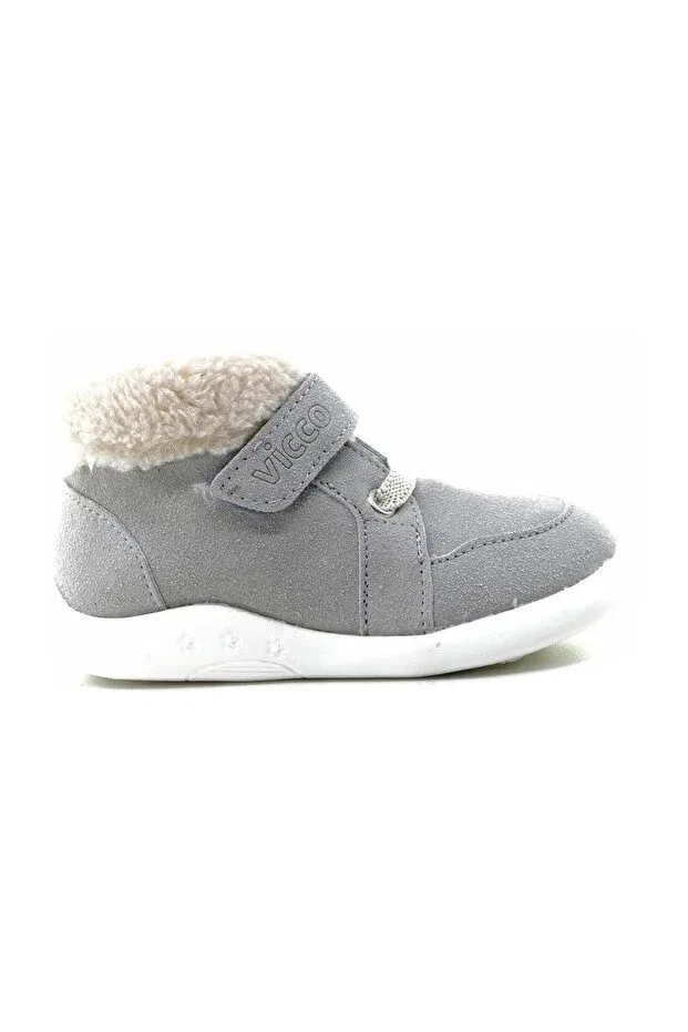 Детские ботинки для девочек с коротким каблуком Vicco, Gray