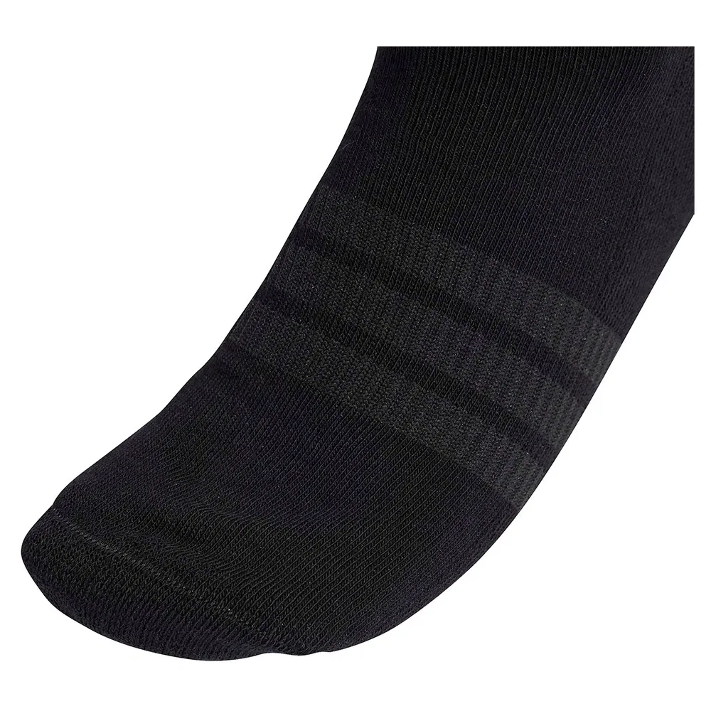 Носки спортивные Adidas Cushioned Sportswear Ankle, 3 пары, черный — фото 3