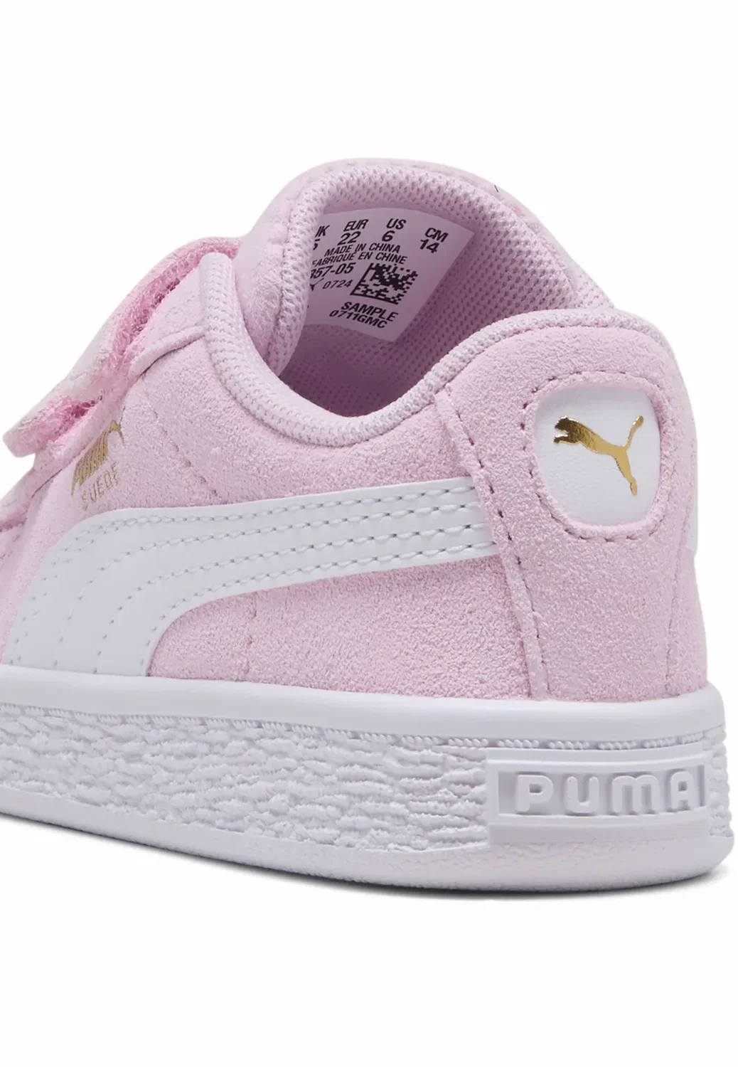 Унисекс - детская обувь Puma, Pink Lady- White — фото 4