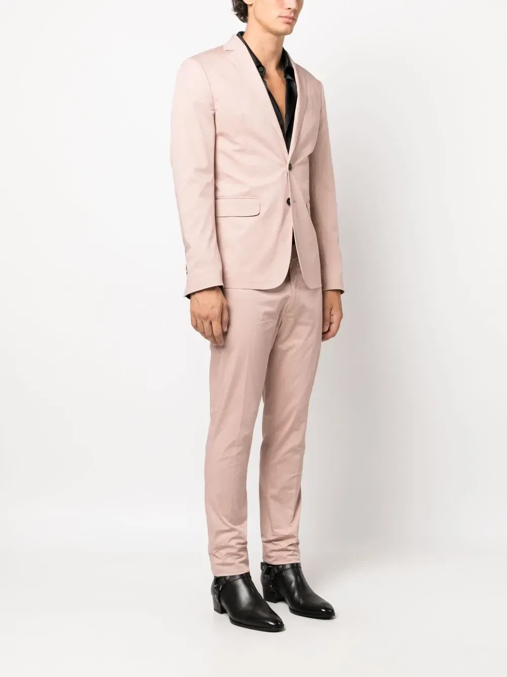 Костюм с однобортным пиджаком Dsquared2, розовый — фото 3