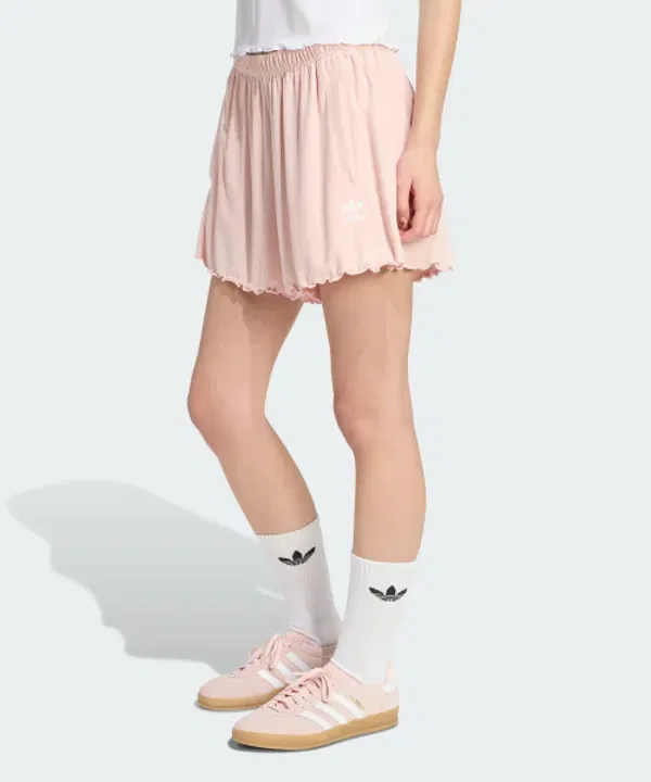 Шорты свободного кроя с фестончатым краем, Adidas Originals