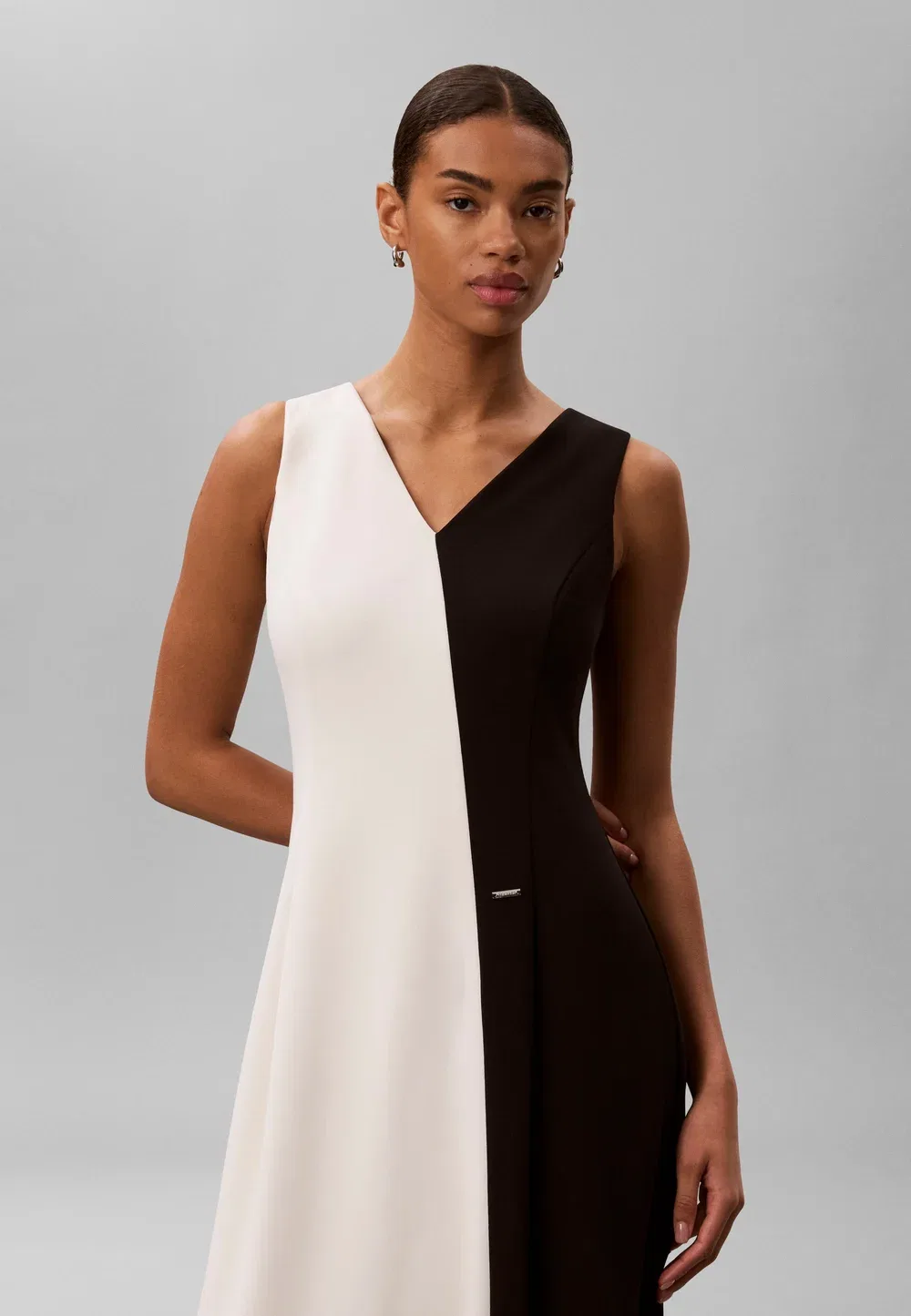 Платье - повседневное платье Calvin Klein, Tofu/Black Colorblock