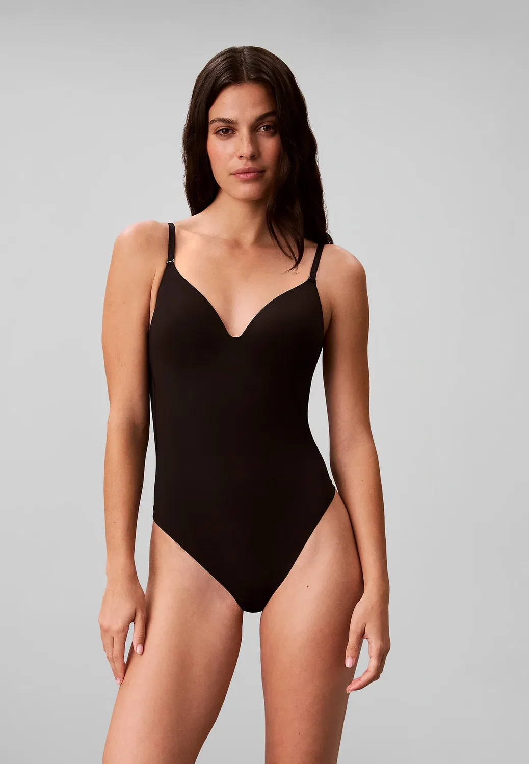 Корректирующий боди - идеально сидит - корректирующее белье Calvin Klein, Black