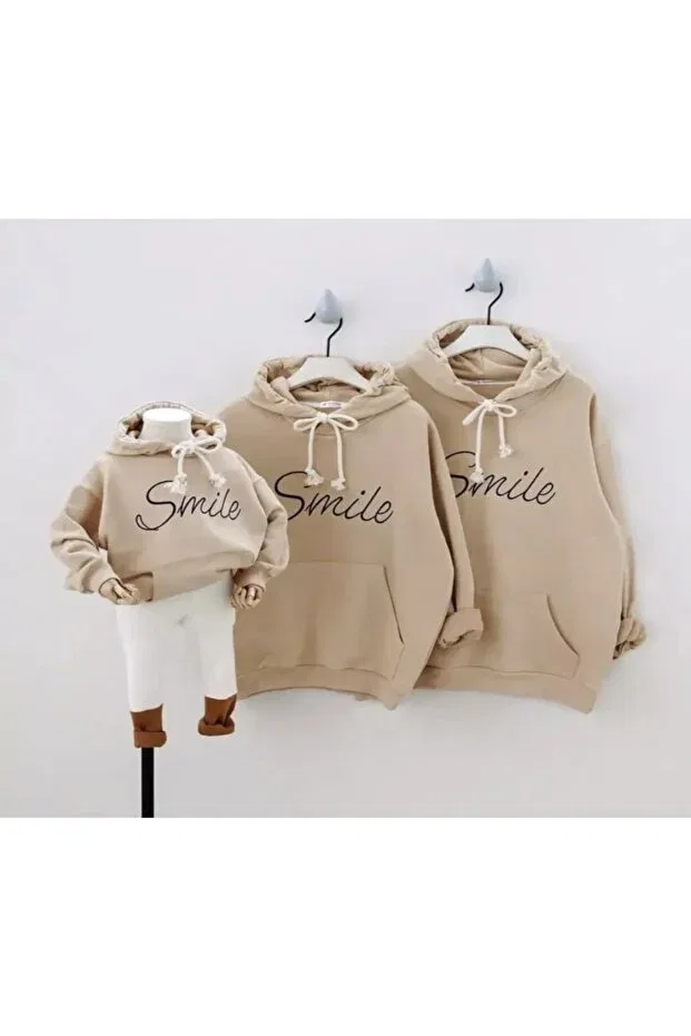 Детское худи для девочек с принтом Smile Printed Family Hoodie Machetta, Bejj