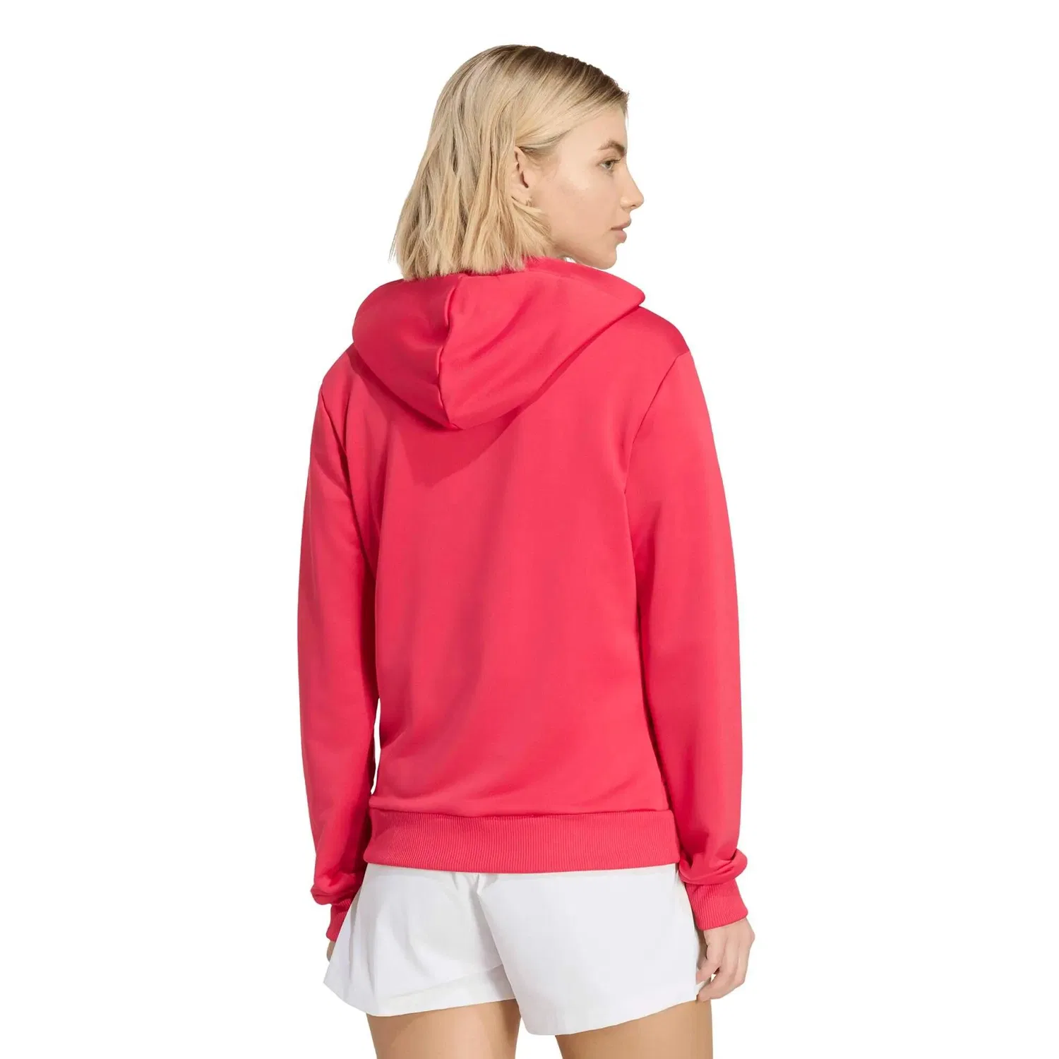 Женский спортивный костюм с капюшоном W LINEAR TS Adidas, Rosa Schwarz — фото 4