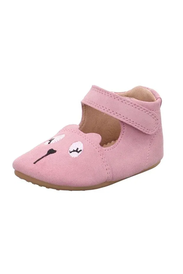 Детские балетки для девочек из натуральной кожи Papageno 6229.55 Superfit, Dark Pink