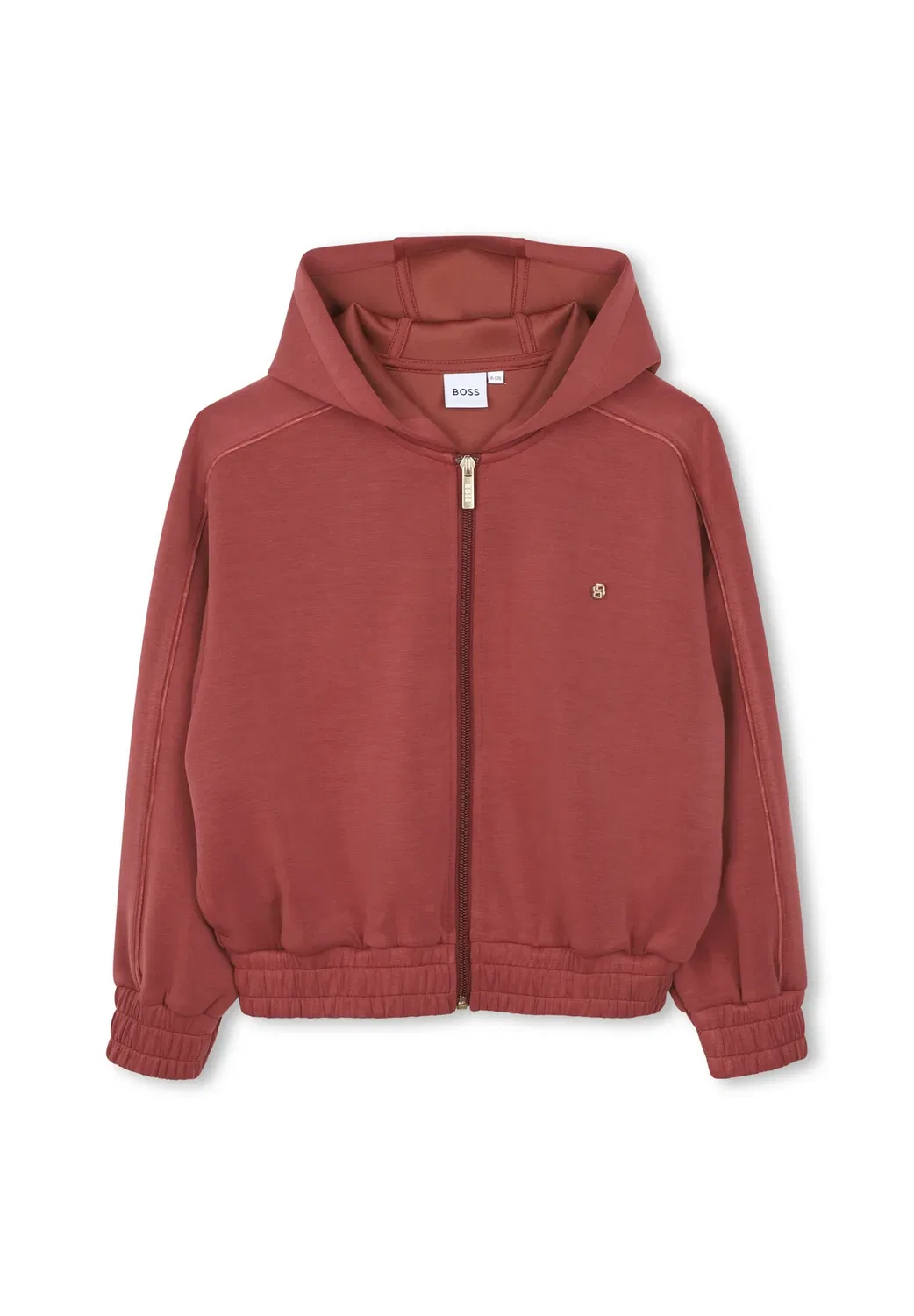 Детский/Подростковый кардиган с капюшоном Boss Kidswear, Crimson — фото 2