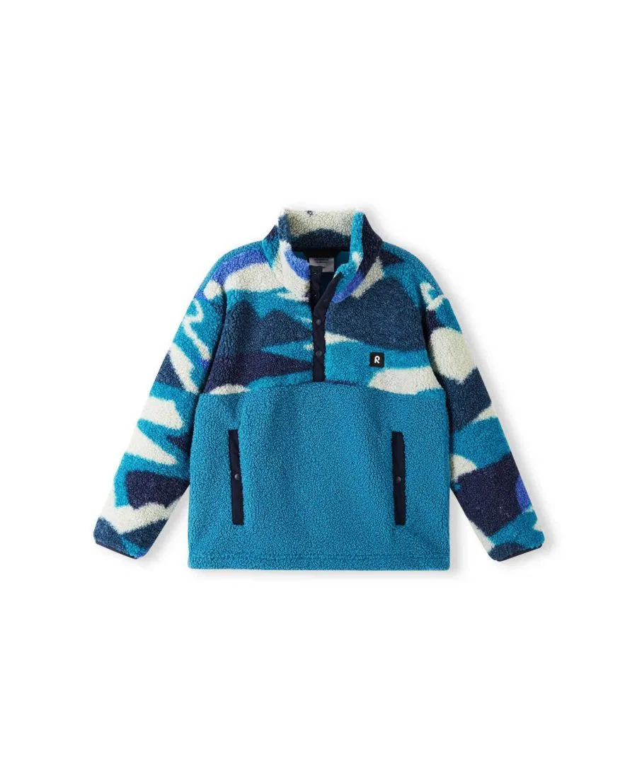 Флисовый свитер с капюшоном Muhku Reima, Sparkly Blue