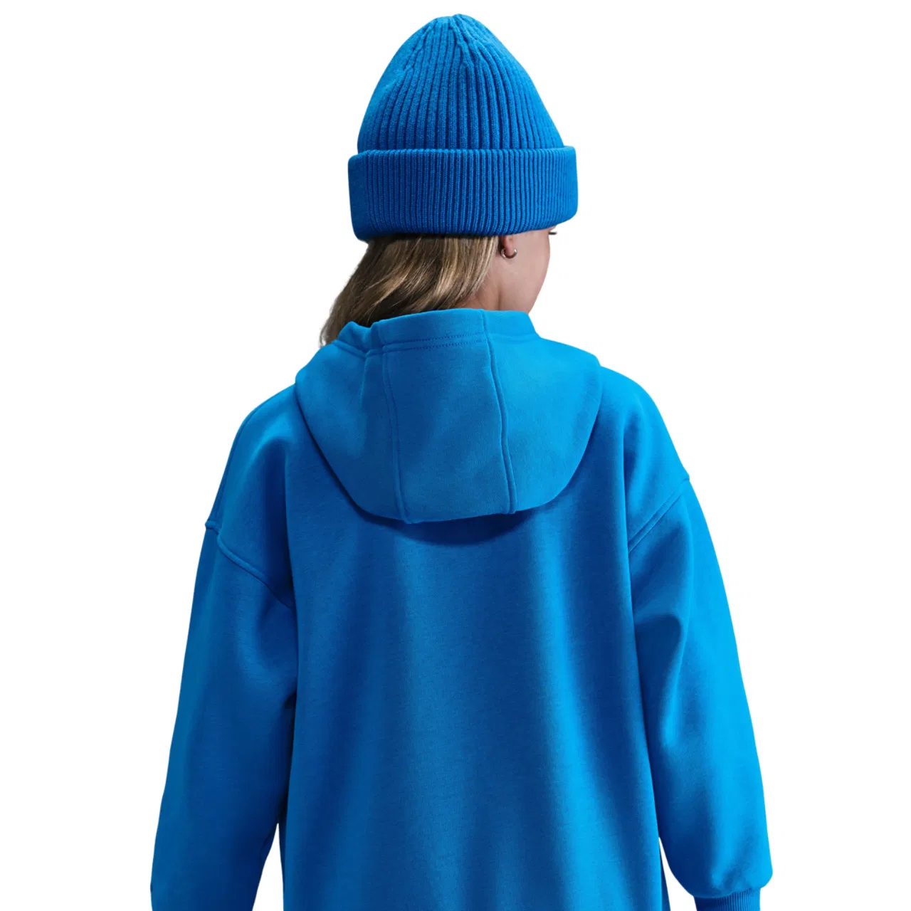 Худи для мальчиков NSW LEGO Club Fleece Pullover Nike, цвет Cobalt Blaze/Cobalt Blaze — фото 2