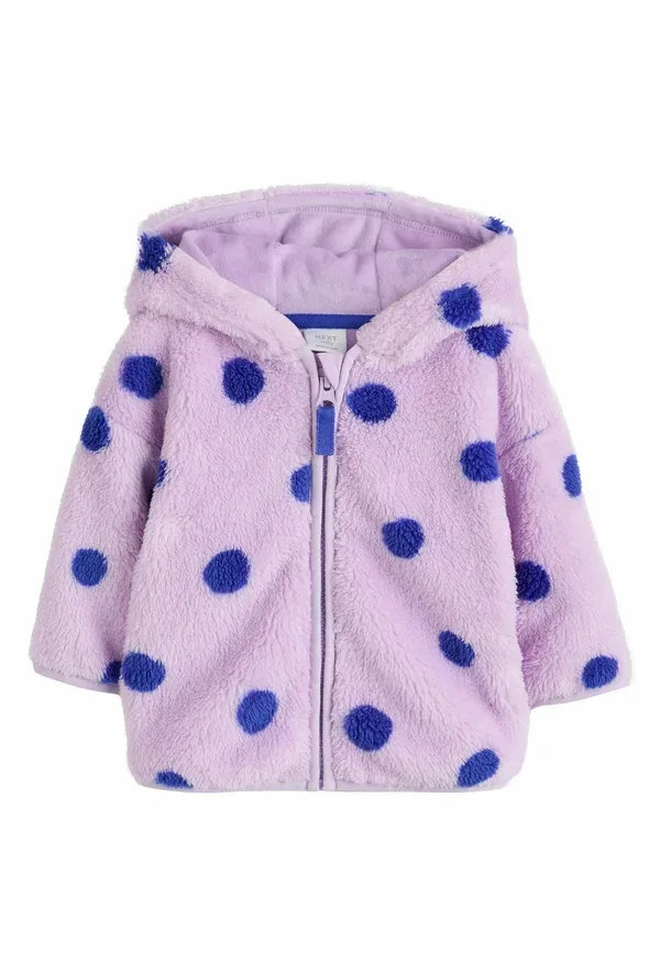 Куртка флисовая Fleece jacket Next, purple spot, фиолетовый