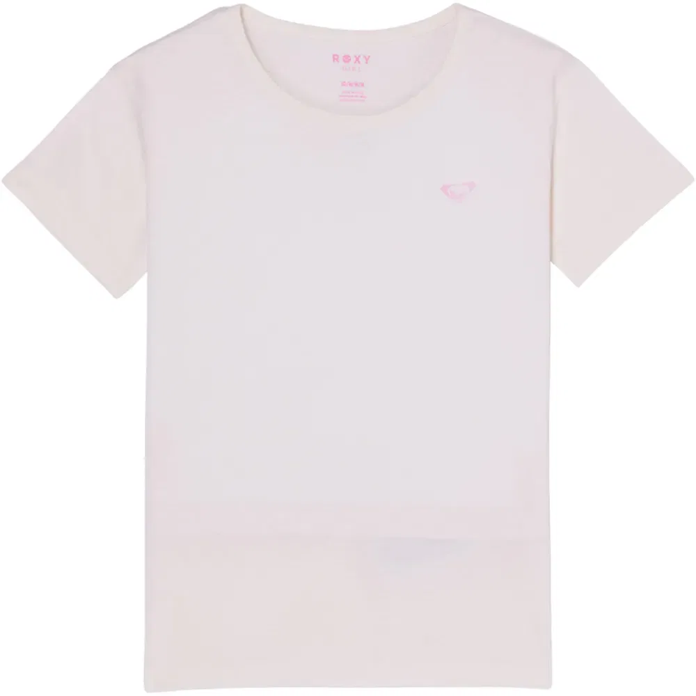 Детская футболка для девочек с коротким рукавом Roxy Lilyregular Nvi, White