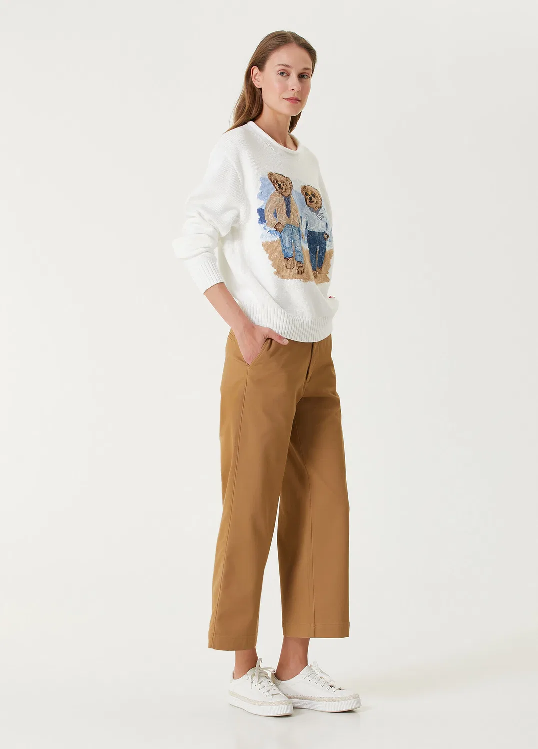 Джемпер Polo Ralph Lauren, белый — фото 2
