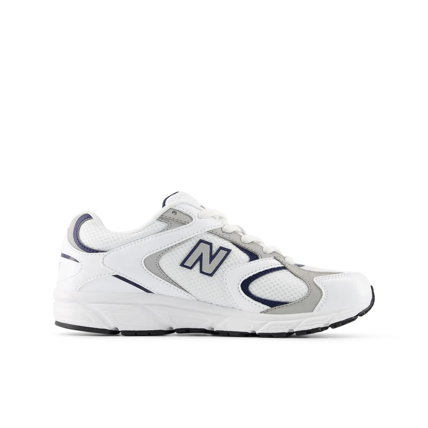 Детские кроссовки с сеткой и замшей New Balance, White — фото 3