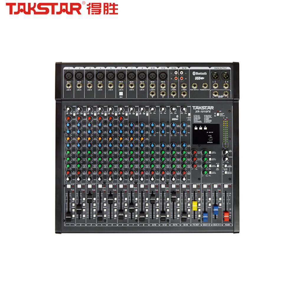 

Аналоговый микшер Takstar XR-1016FX 16-канальный